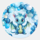 Search for blue dragon stickers Baby shower