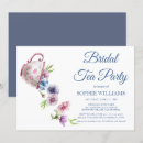 Recherche de watercolor flowers bridal shower invitations Élégant