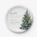 Search for baby its cold outside plates Holiday baby shower