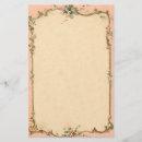 Search for flower border stationery paper Victorian