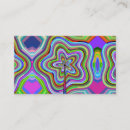 Recherche de motif psychédélique cartes visite Kaléidoscope