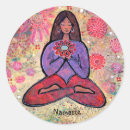 Search for brown haired girl stickers Pink