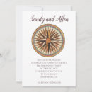 Search for nautical compass wedding invitations Sailing