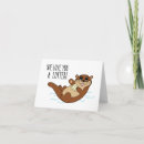 Search for otters in love cards Funny