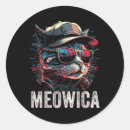Search for fourth of july cat stickers Red white blue