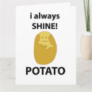 Search for funny potato cards Cute