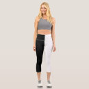 Search for half black half white leggings Modern