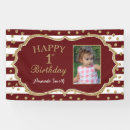 Search for burgundy banners Happy birthday