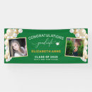 Search for green graduation banners High school