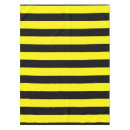 Search for yellow and black tablecloths Stripes