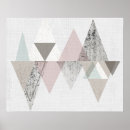 Recherche de triangles modernes posters Abstrait