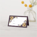 Search for sunflower place cards Watercolor