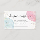 Search for gender reveal diaper raffle tickets Watercolor