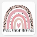 Search for breast cancer square stickers survivor