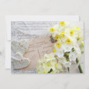Search for daffodil wedding invitations Narcissus