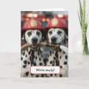 Search for fireman birthday cards Dog