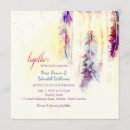 Search for dreamcatcher wedding invitations Watercolor
