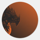 Search for orange dragon stickers Black