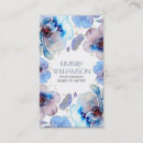 Recherche de plume bleue cartes visite Boho
