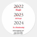 Search for valentines day humour stickers Red