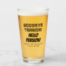 Search for retirement beer glasses Retiree