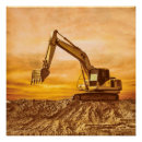 Search for yellow digger posters Excavator