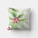 Search for red berries pillows Holly