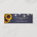 Search for country business cards Sunflowers