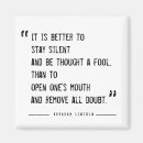 Recherche de citation célèbre magnets Citer