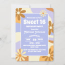 Search for funky colours invitations 70s