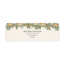 Search for blossom return address labels Stylish