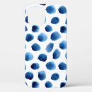 Search for navy blue polka dots iphone cases Watercolor