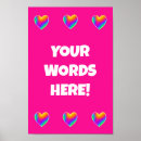 Recherche de coeur rose posters Personnalisation