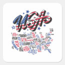 Search for usa map stickers America