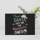 Search for naughty santa christmas cards Matching