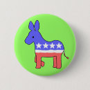 Search for democratic donkey buttons Blue