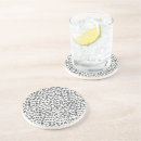 Search for animal print coasters Black and white