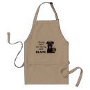 Search for black coffee aprons Kitchen