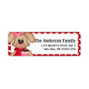 Search for dog valentine return address labels Hearts