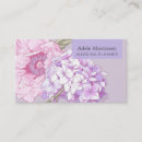 Recherche de hortensia rose cartes visite Pour elle