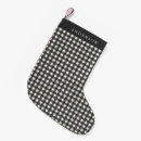 Search for gray and white christmas stockings Vintage