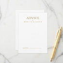 Search for classic wedding advice cards For her