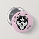 Search for huskies buttons Cute