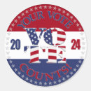 Search for your vote counts stickers Republican