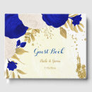 Search for royal blue wedding guest books White