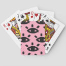 Search for eyes playing cards Hand drawn