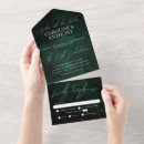 Search for black green gold wedding invitations Modern