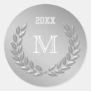 Search for laurel wreath monogram stickers Graduation