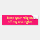 Search for civil rights bumper stickers Religion