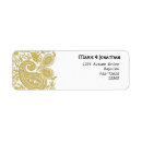 Search for hindu wedding return address labels Gold
